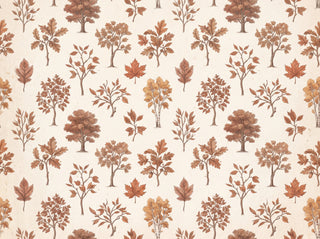 Terracotta Tree Botanical Mural sample