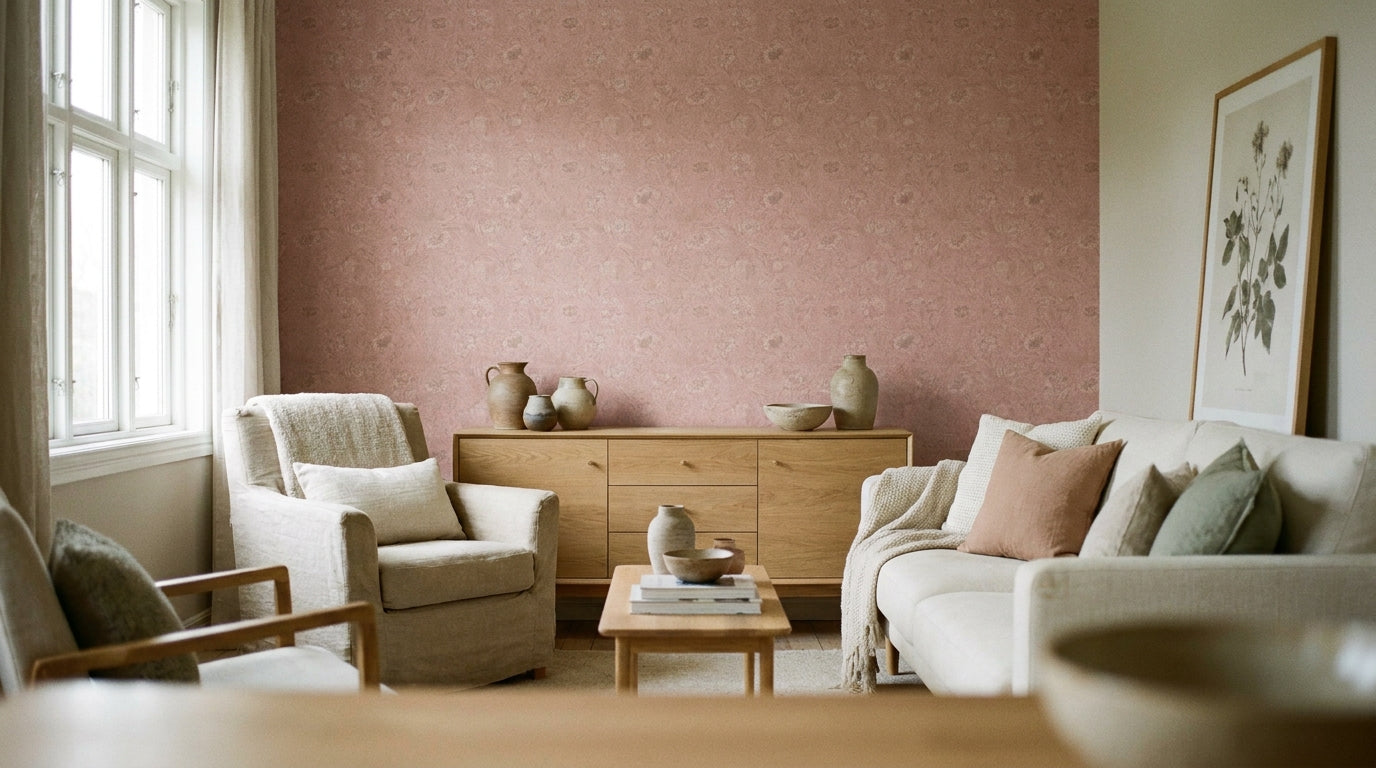 Enchanting Pink Wallpaper Murals