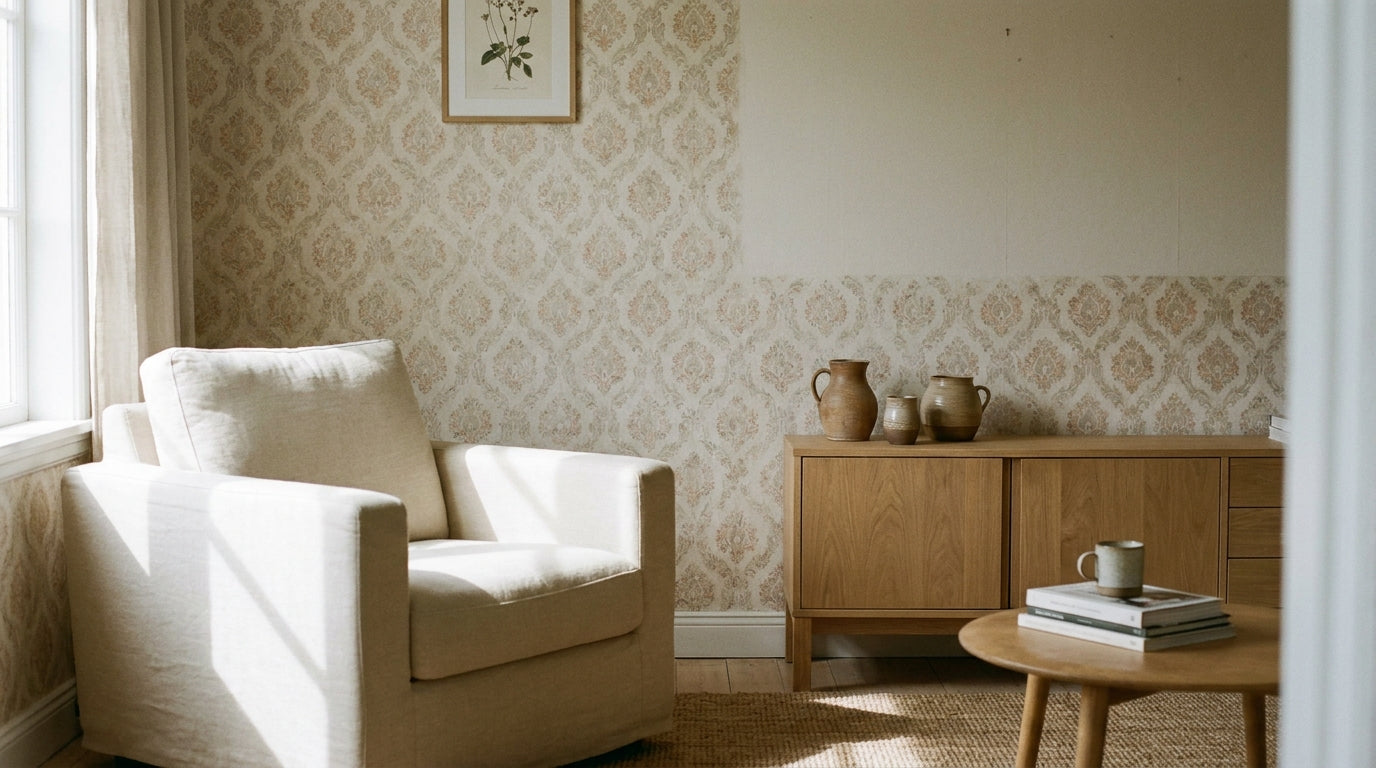 Elegant Damask Wallpaper Murals