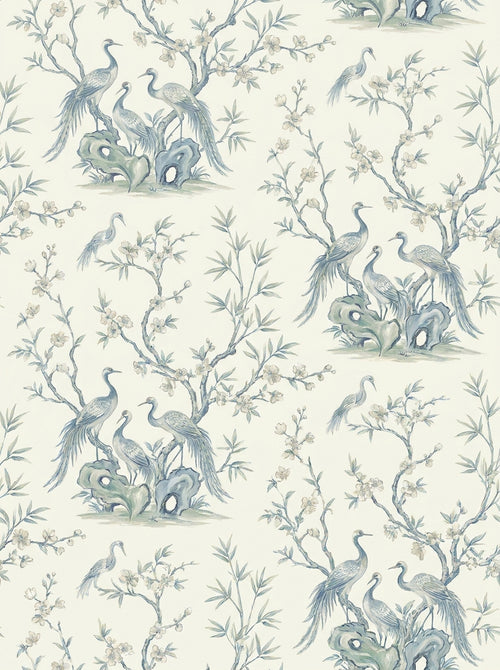 Blue Crane Animal Mural design