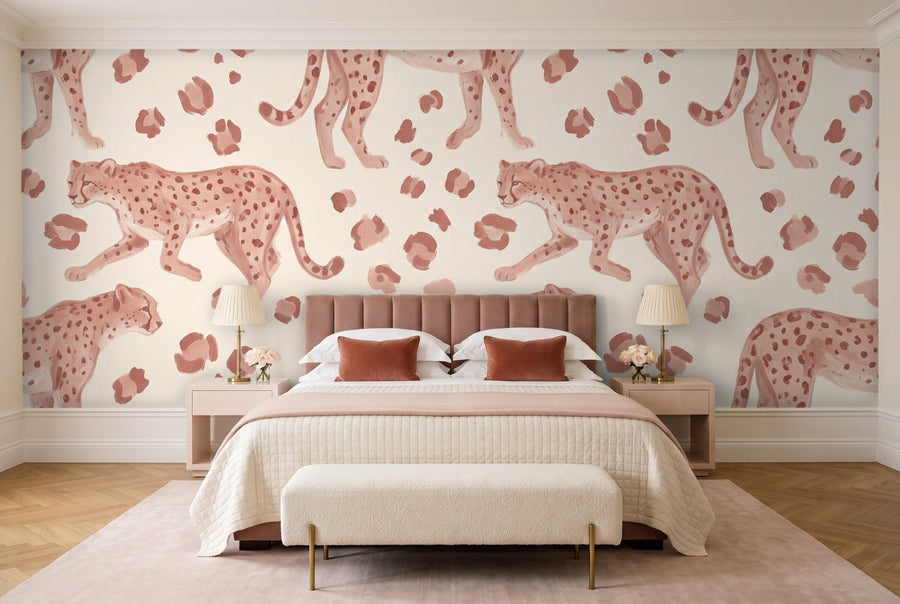Casavono mural in a bedroom