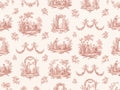 Blush Toile Mural