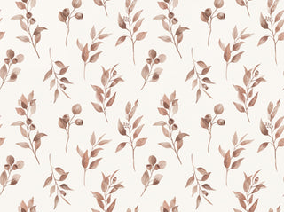 Clay Eucalyptus Botanical Mural sample