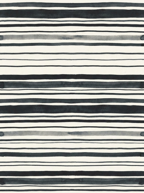 Black Stripe Stripe Mural design