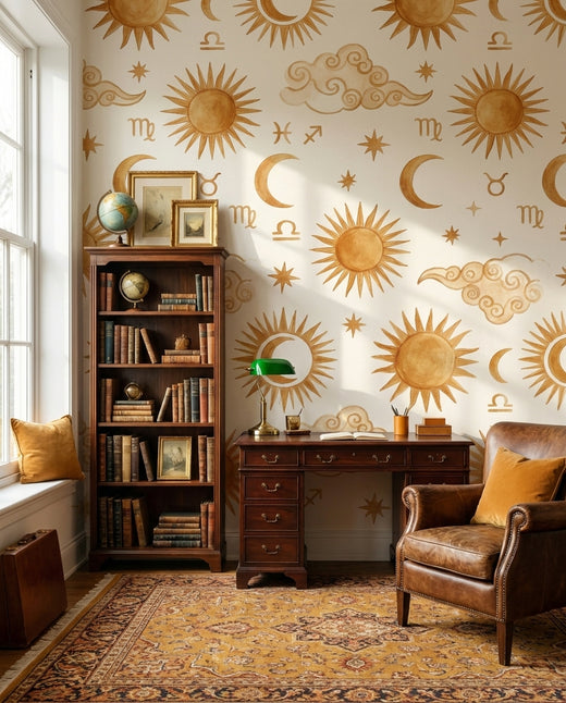 Ochre Celestial Celestial Mural