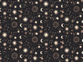 Charcoal Stars Celestial Mural