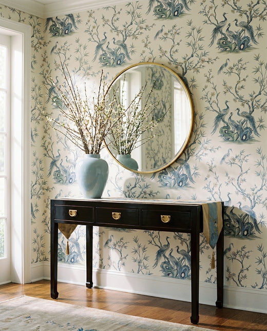 Blue Crane Animal Mural