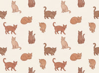 Clay Cat Animal Mural design