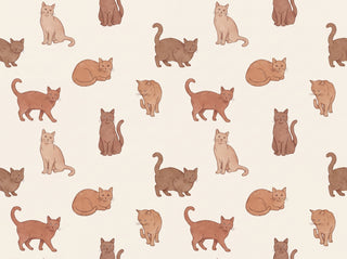 Clay Cat Animal Mural sample