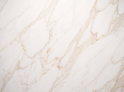 White And Gold Marble Mural sample on the real paper