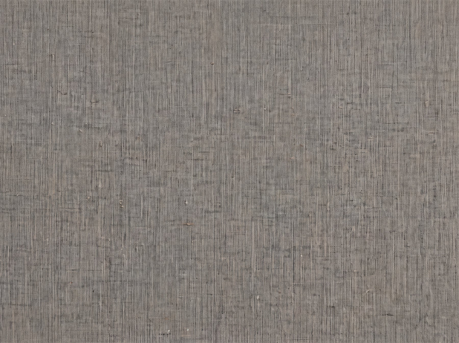 Charcoal Linen Texture Mural