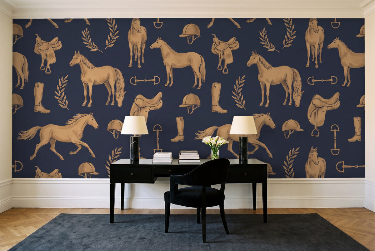 Charger, Lapis in a home office
