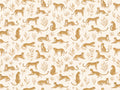 Ochre Cheetah Animal Mural