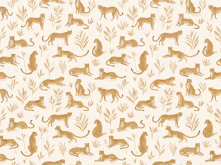 Ochre Cheetah Animal Mural sample