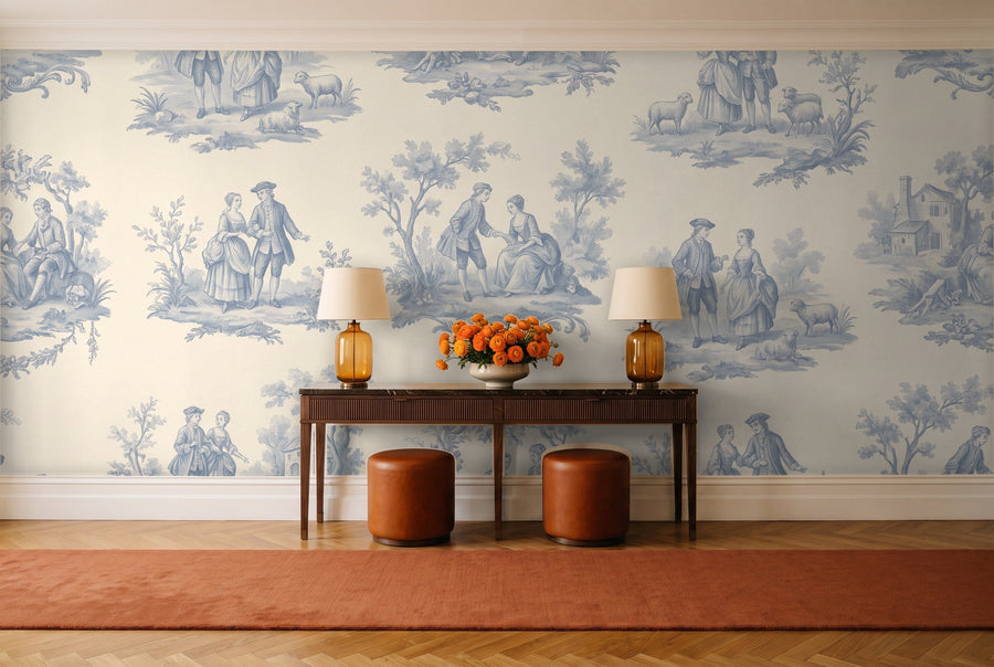 Casavono mural in a hallway