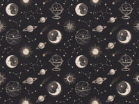 Black Moon Celestial Mural design