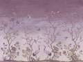 Purple Chinoiserie Garden Chinoiserie Mural