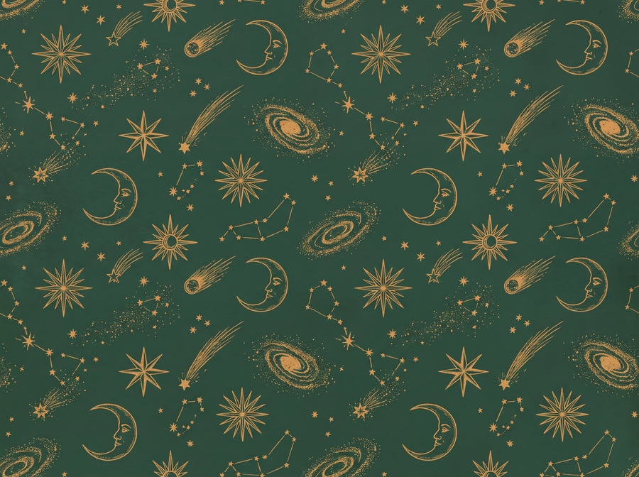 Astrolabe, Verdigris, preview of the area printed on your wall