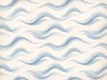 Light Blue Wave Abstract Mural