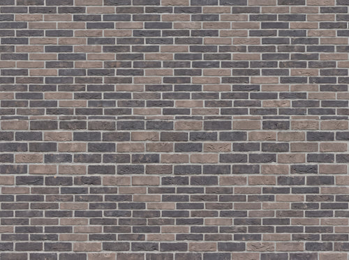 Charcoal Brick Mural sample on the real paper