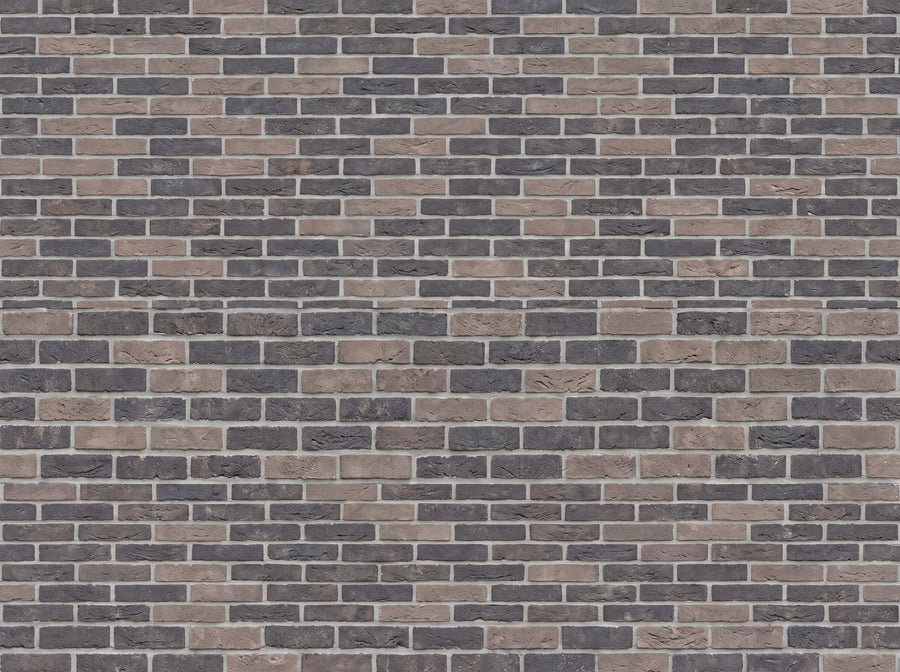 Charcoal Brick Mural