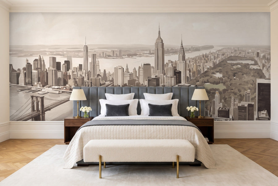 Casavono mural in a bedroom