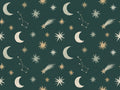 Emerald Stars Celestial Mural