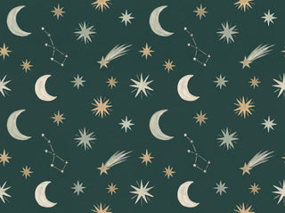 Emerald Stars Celestial Mural sample