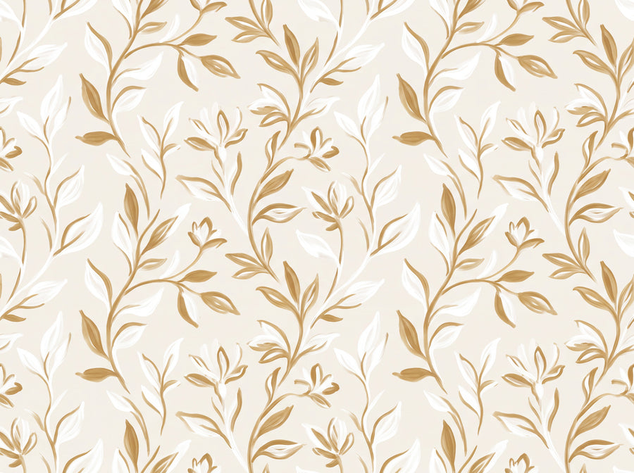 Trellis, Ivory, preview of the area printed on your wall