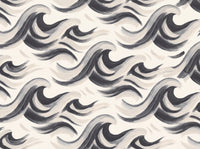 Black And White Wave Abstract Mural design
