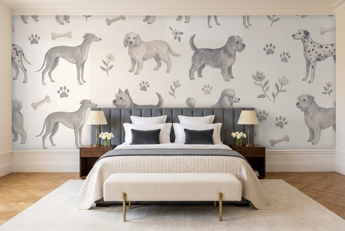 Basset, Stone in a bedroom