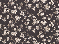 Charcoal Cherry Blossom Floral Mural design