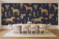 Charger, Lapis in a dining room