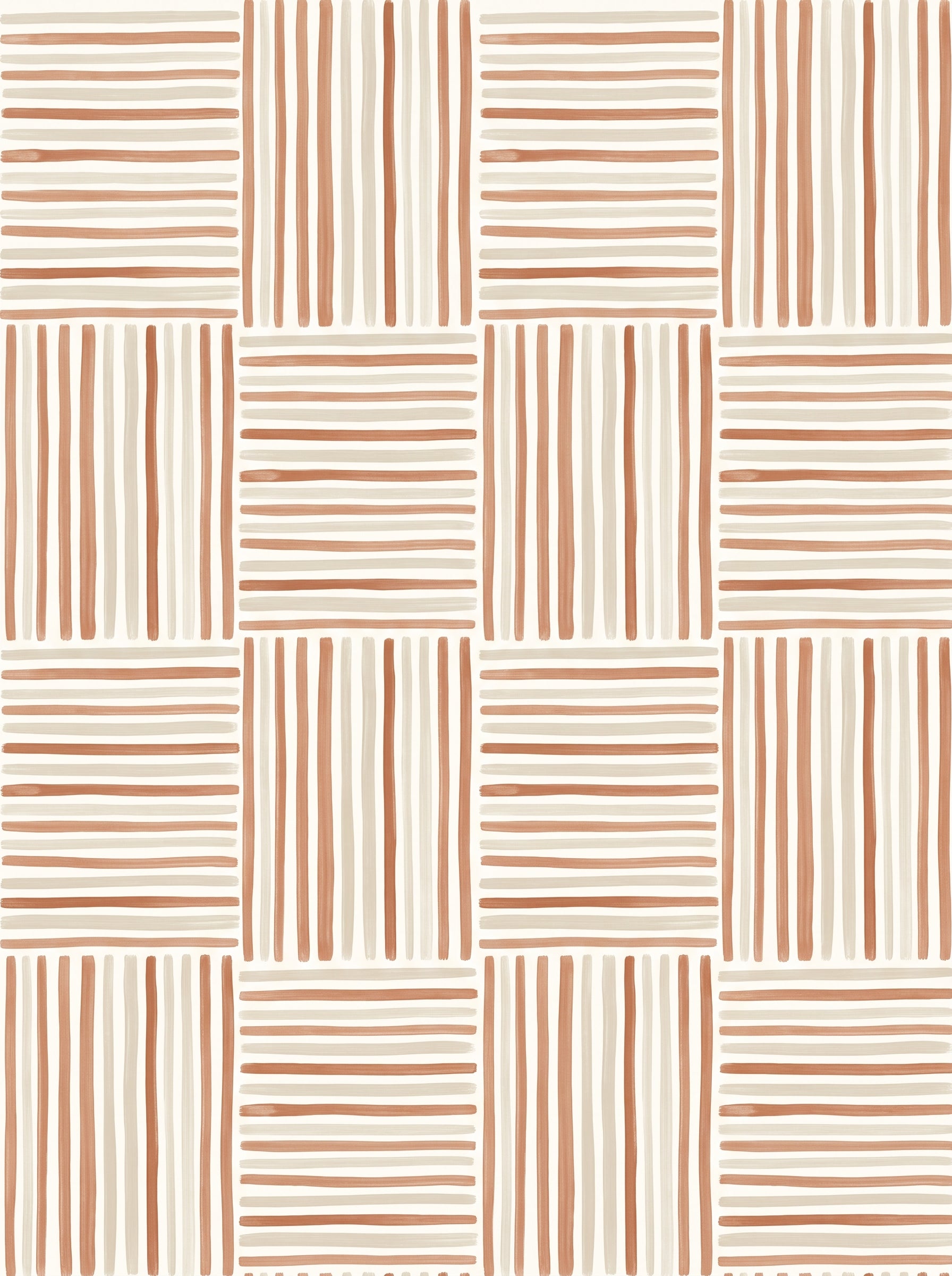 Clay Stripe Stripe Mural design