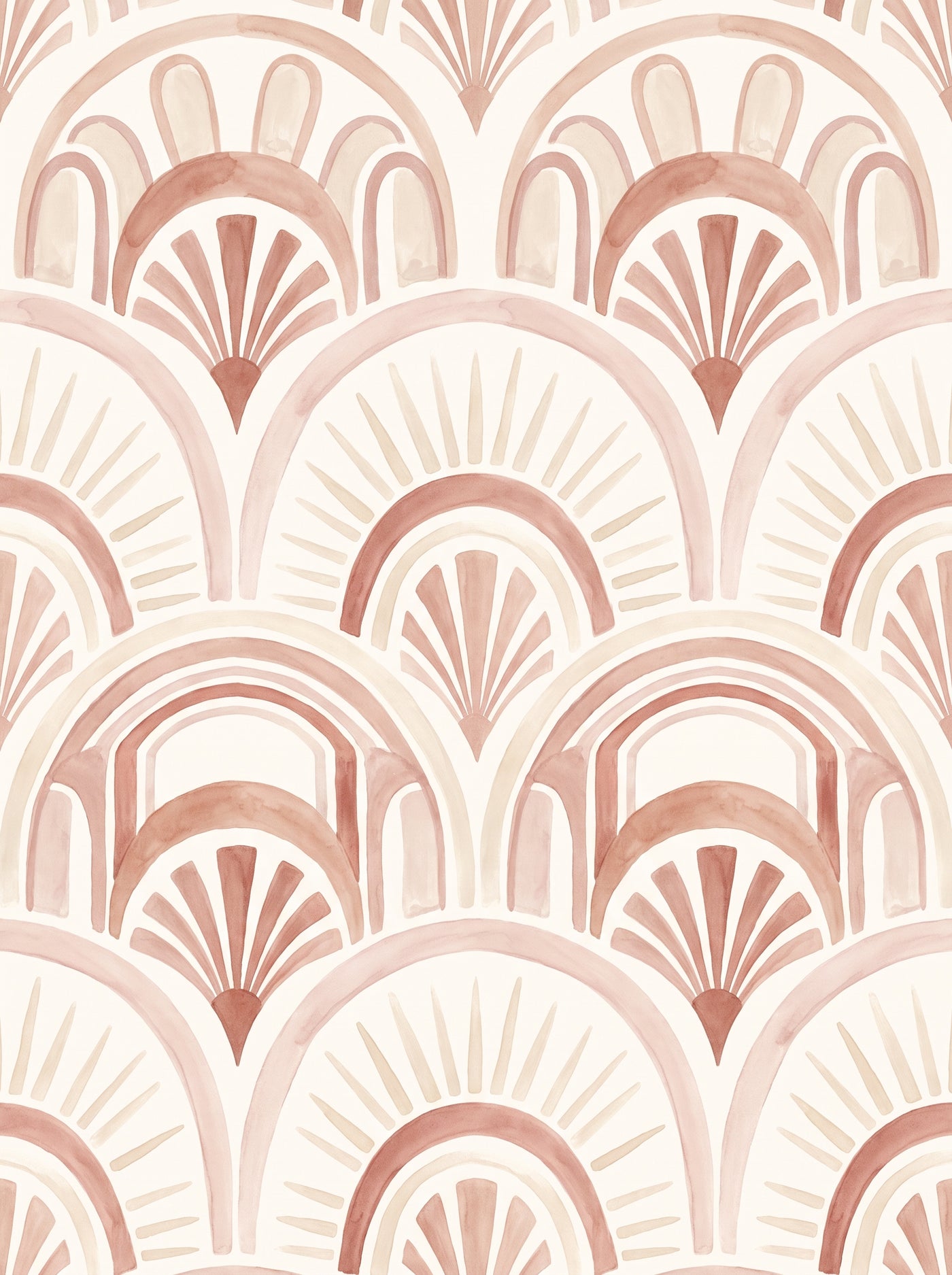 Blush Art-deco Art-deco Mural design