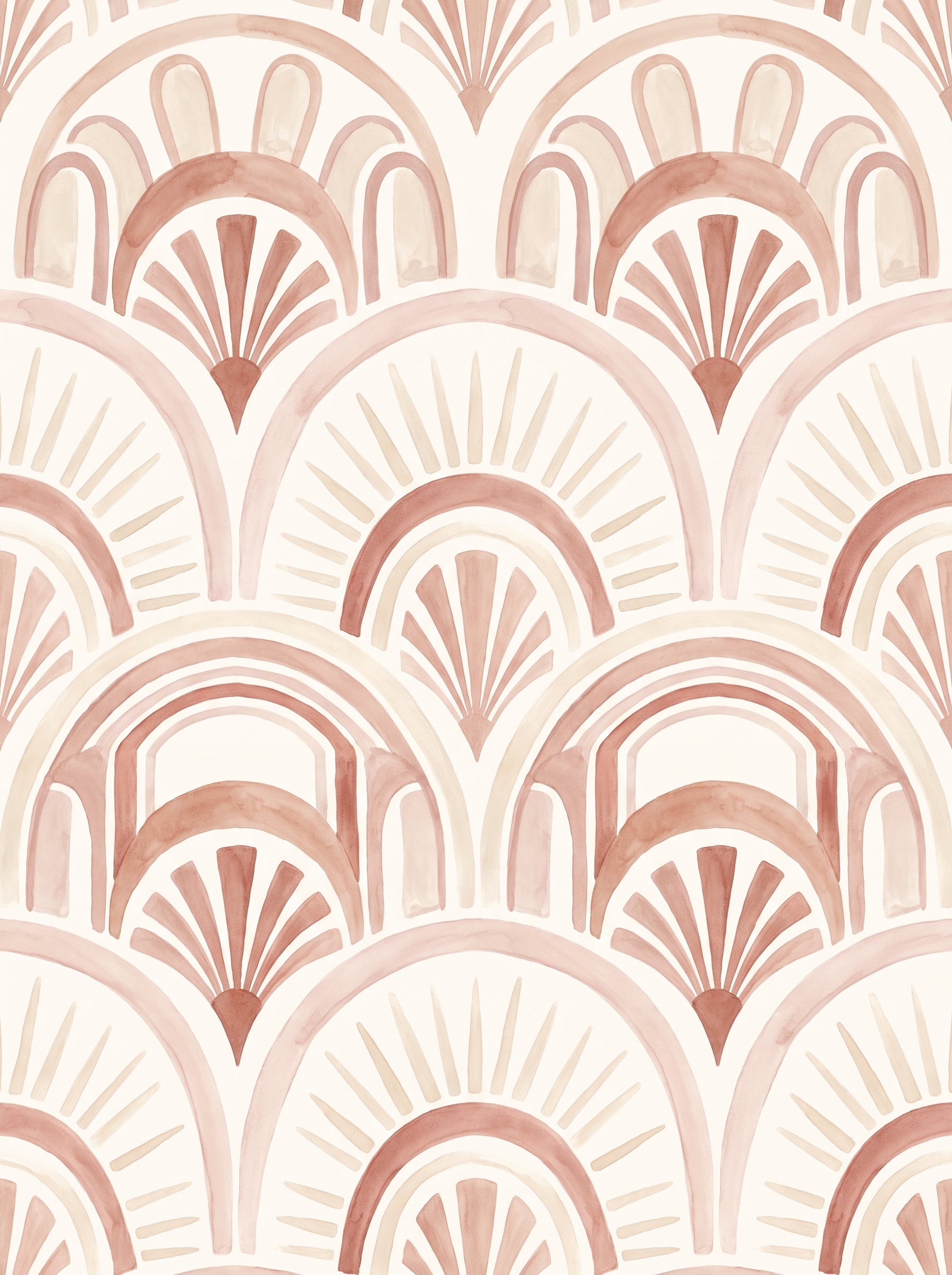 Blush Art-deco Art-deco Mural design
