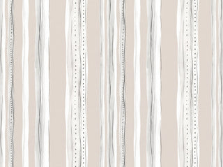 White Stripe Mural sample