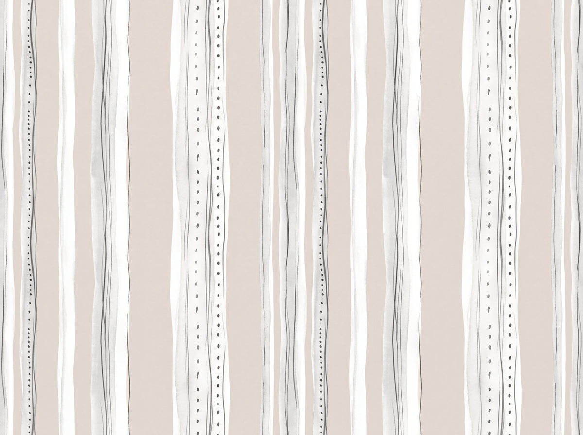 White Stripe Mural design
