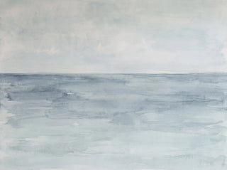 Blue Ocean Landscape Mural sample
