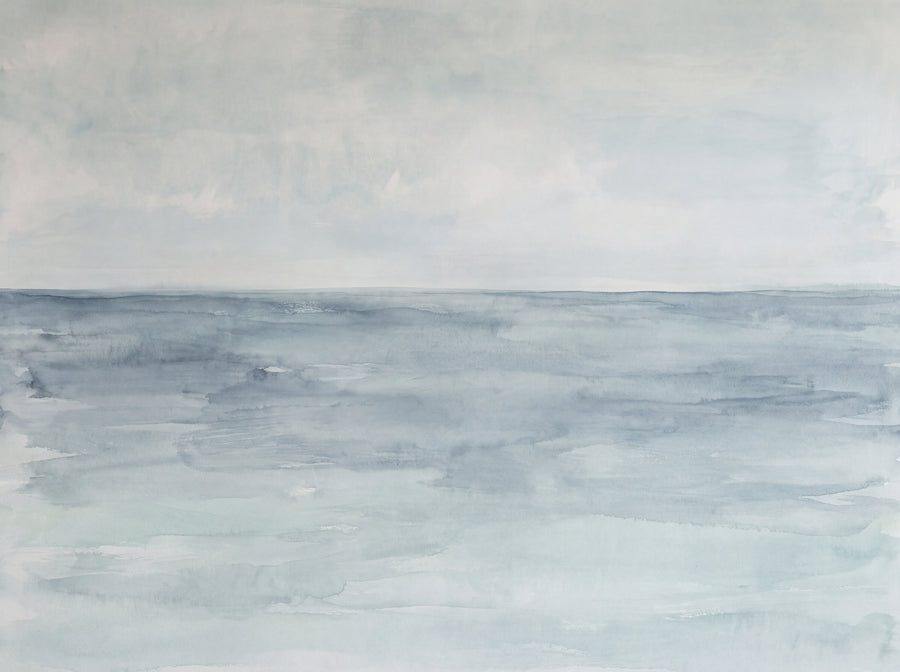 Blue Ocean Landscape Mural
