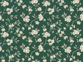 Emerald Cherry Blossom Floral Mural