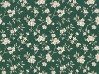 Emerald Cherry Blossom Floral Mural design