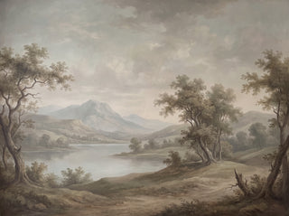 Sage Lake Landscape Mural sample