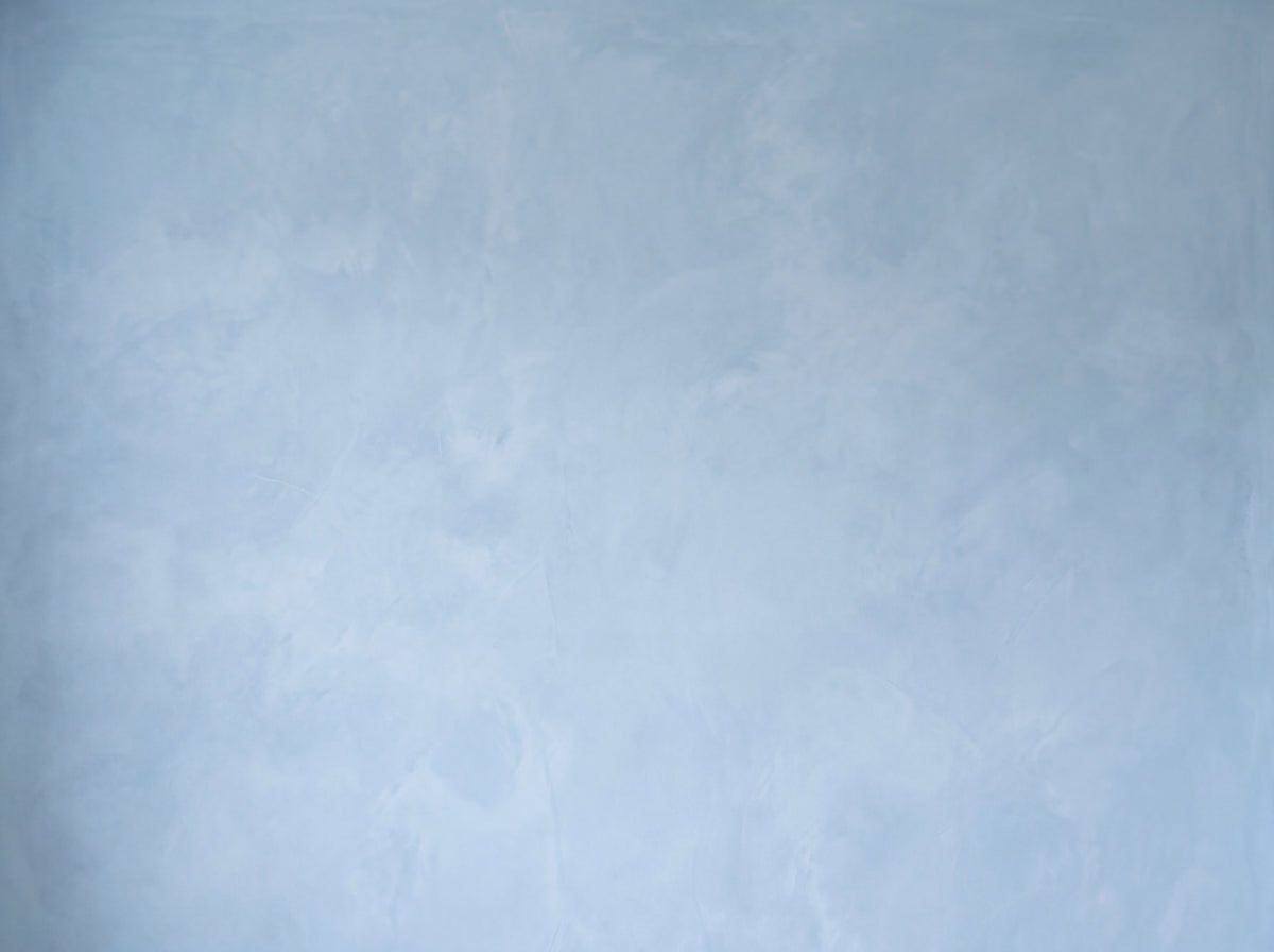 Light Blue Plaster Texture Mural placed in your room