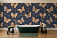 Chusan, Lapis in a bathroom
