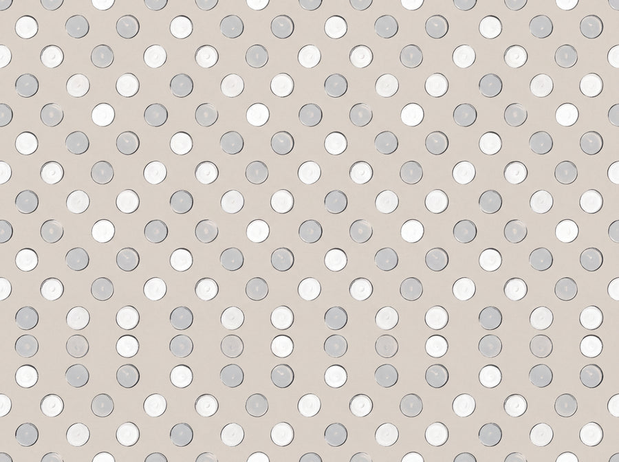 White Polka Dot Mural