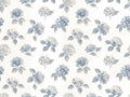 Blue And Grey Hydrangea Floral Mural