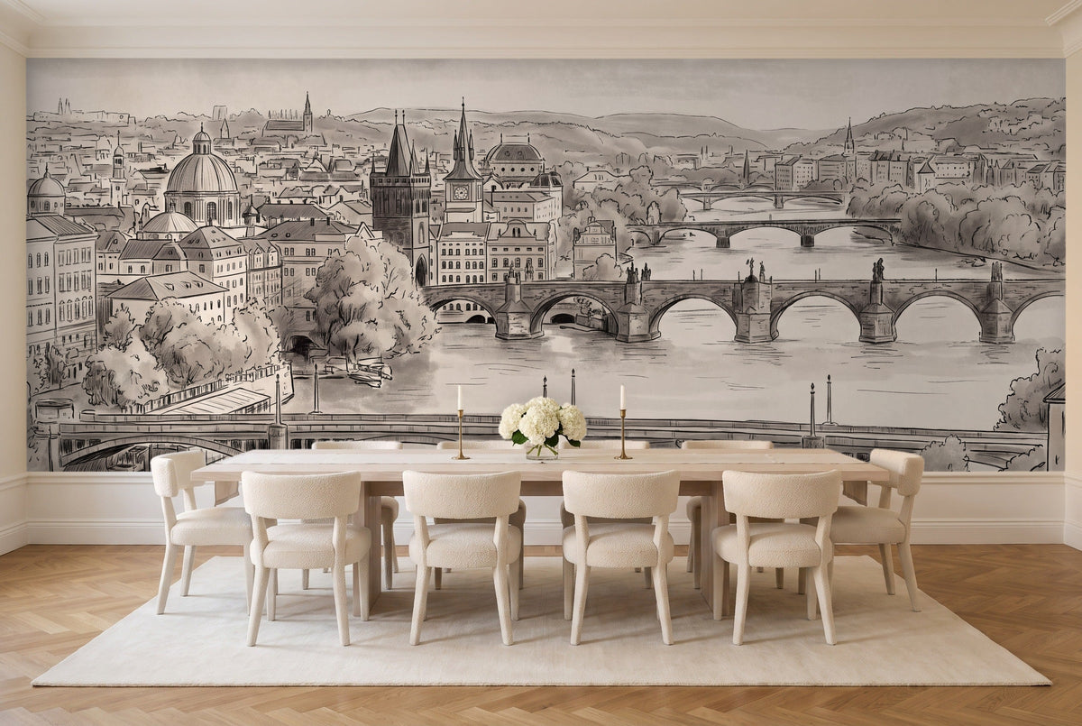 Soho, Etching in a dining room