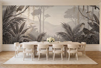Raffles, Etching in a dining room