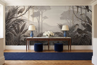 Raffles, Etching in an entryway